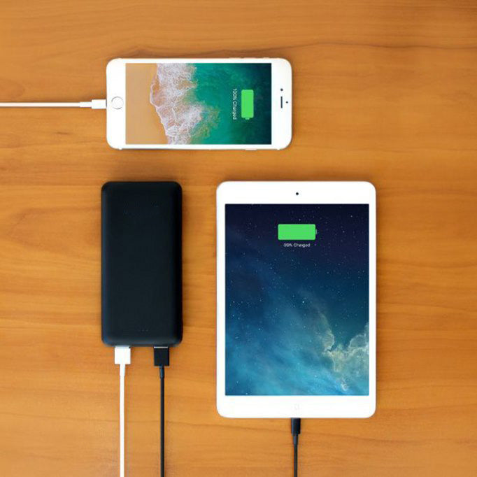 20000mAh Portable Power Bank Quick Charge 3.0 Dual USB Ports