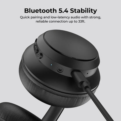 Foldable Bluetooth Over‑Ear Headphones