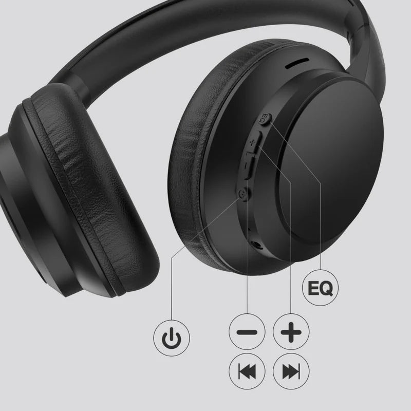 Foldable Bluetooth Over‑Ear Headphones